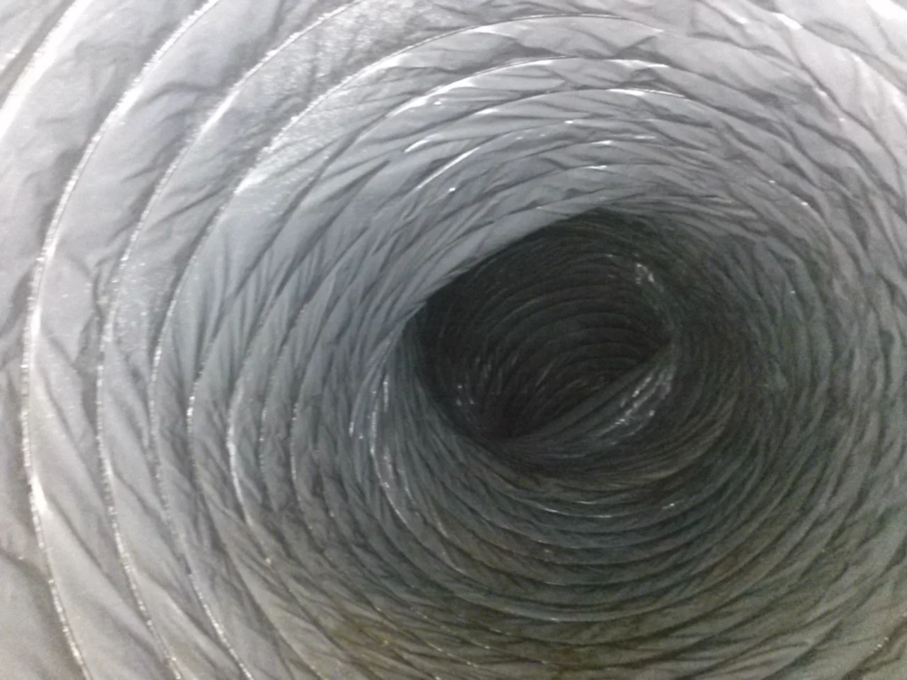 A clean vent opening after service