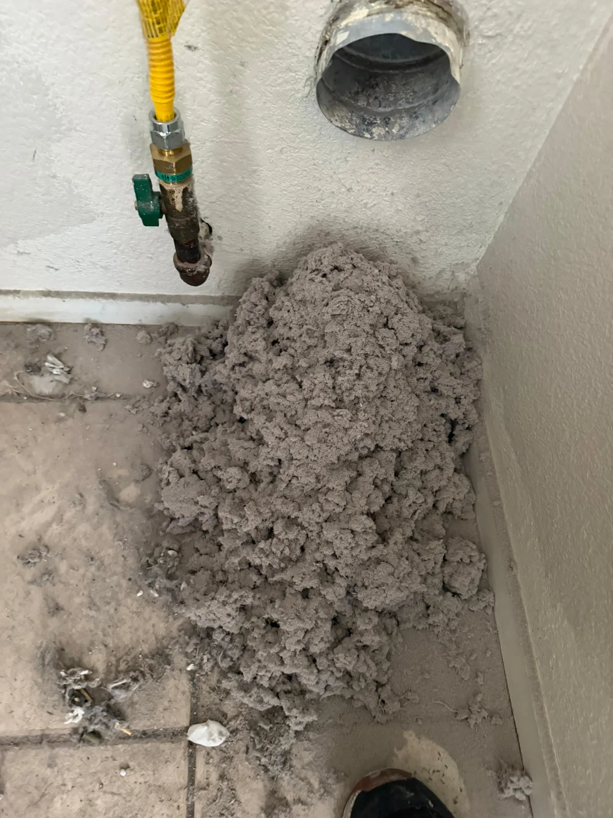 Lint removed during a documented Cool Breeze job